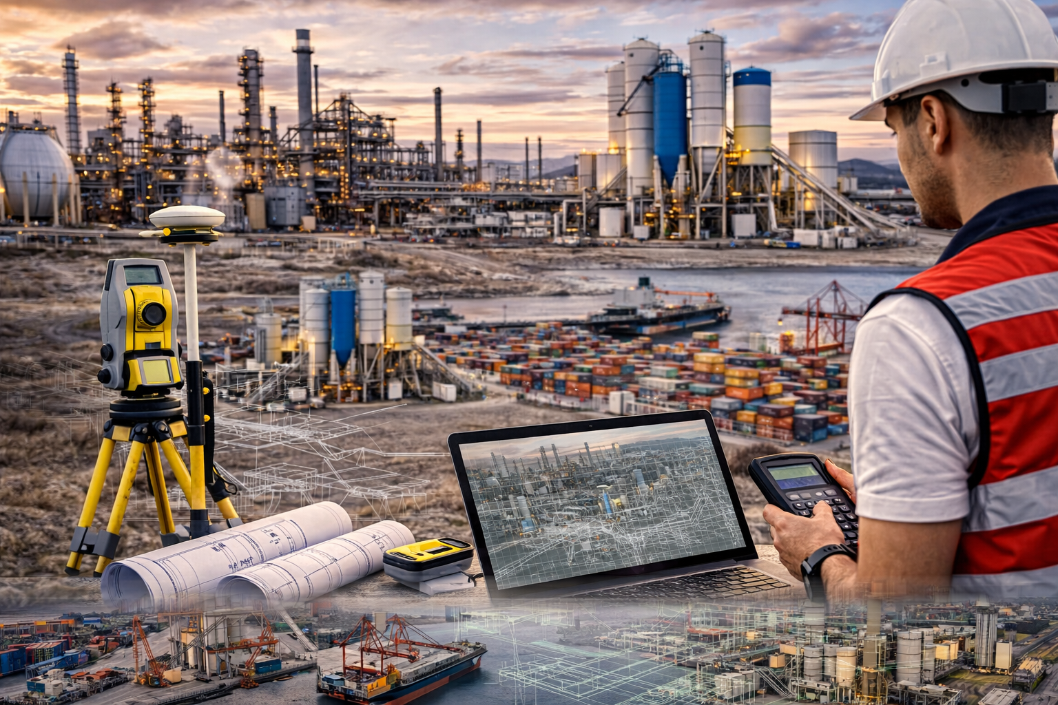 Petrol Rafineri , Beton Santral ve Liman Ölçümleri